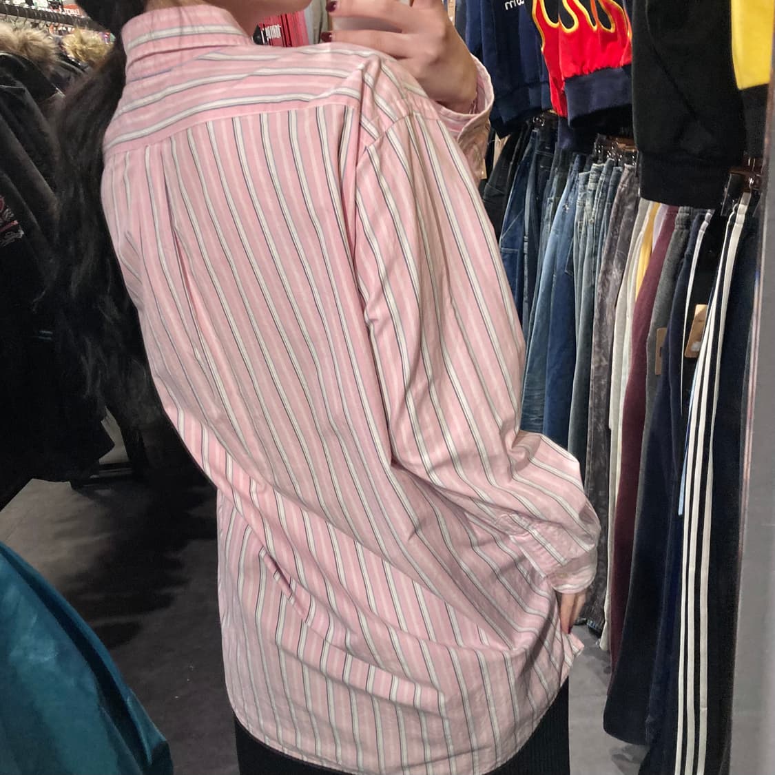 [IM] 폴로셔츠 스트라이프 핑크 블루 상품이미지5