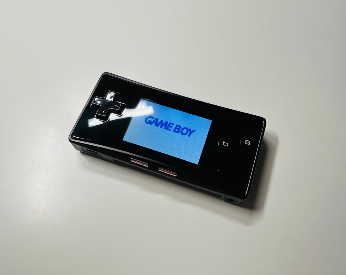 닌텐도 게임보이 미크로 피아노 블랙 판매 (GBA, 게임보이 어드밴스) 상품이미지1