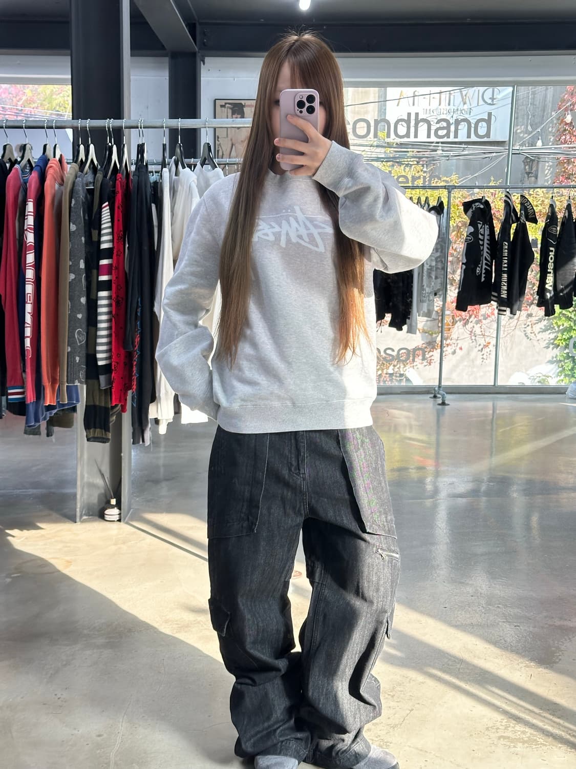 스투시 빅스탁 기모 맨투맨 상품이미지2