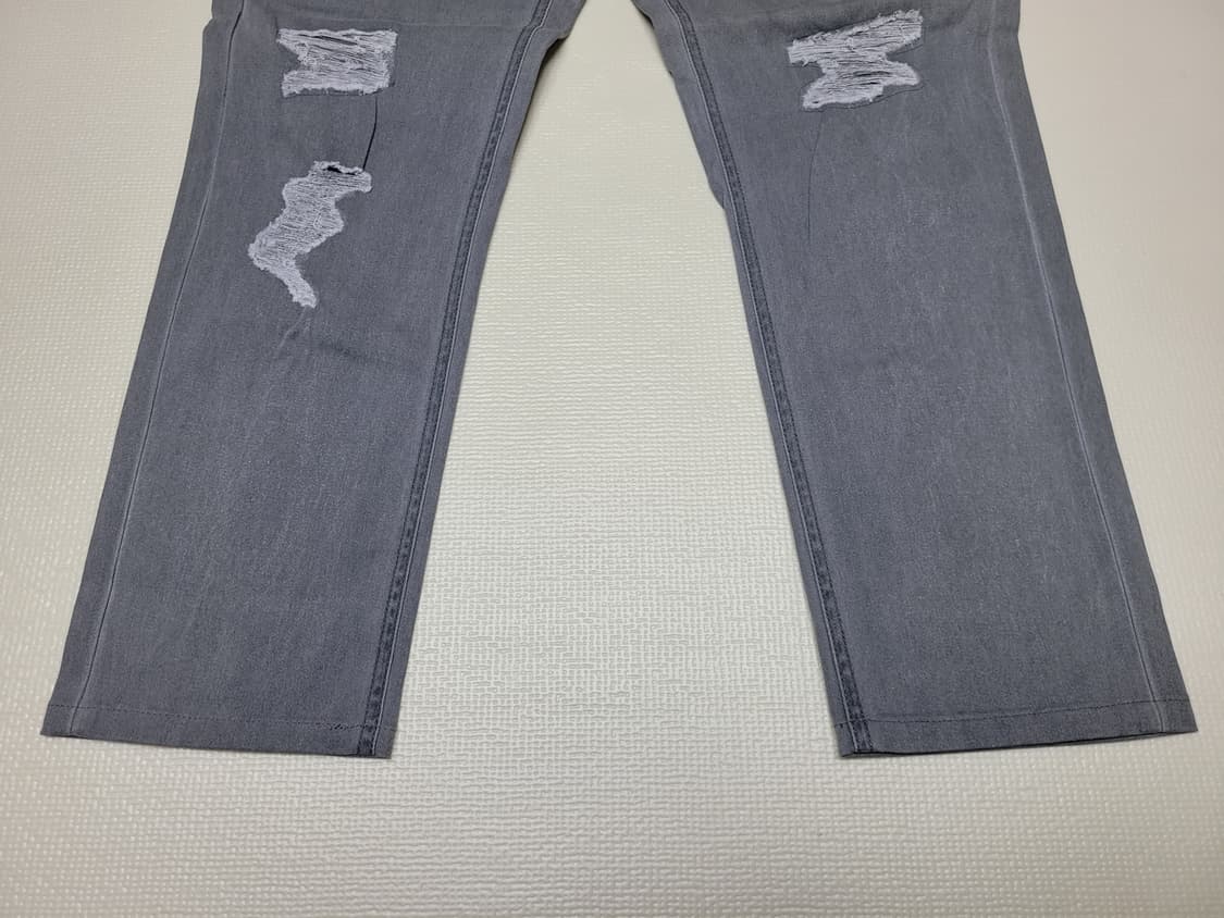 UGIZ 남자 데미지워싱 청바지 32 그레이 상품이미지7