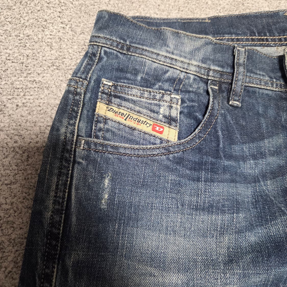 Diesel 디젤 이탈리아제 데미지 데님팬츠 29-30 상품이미지4