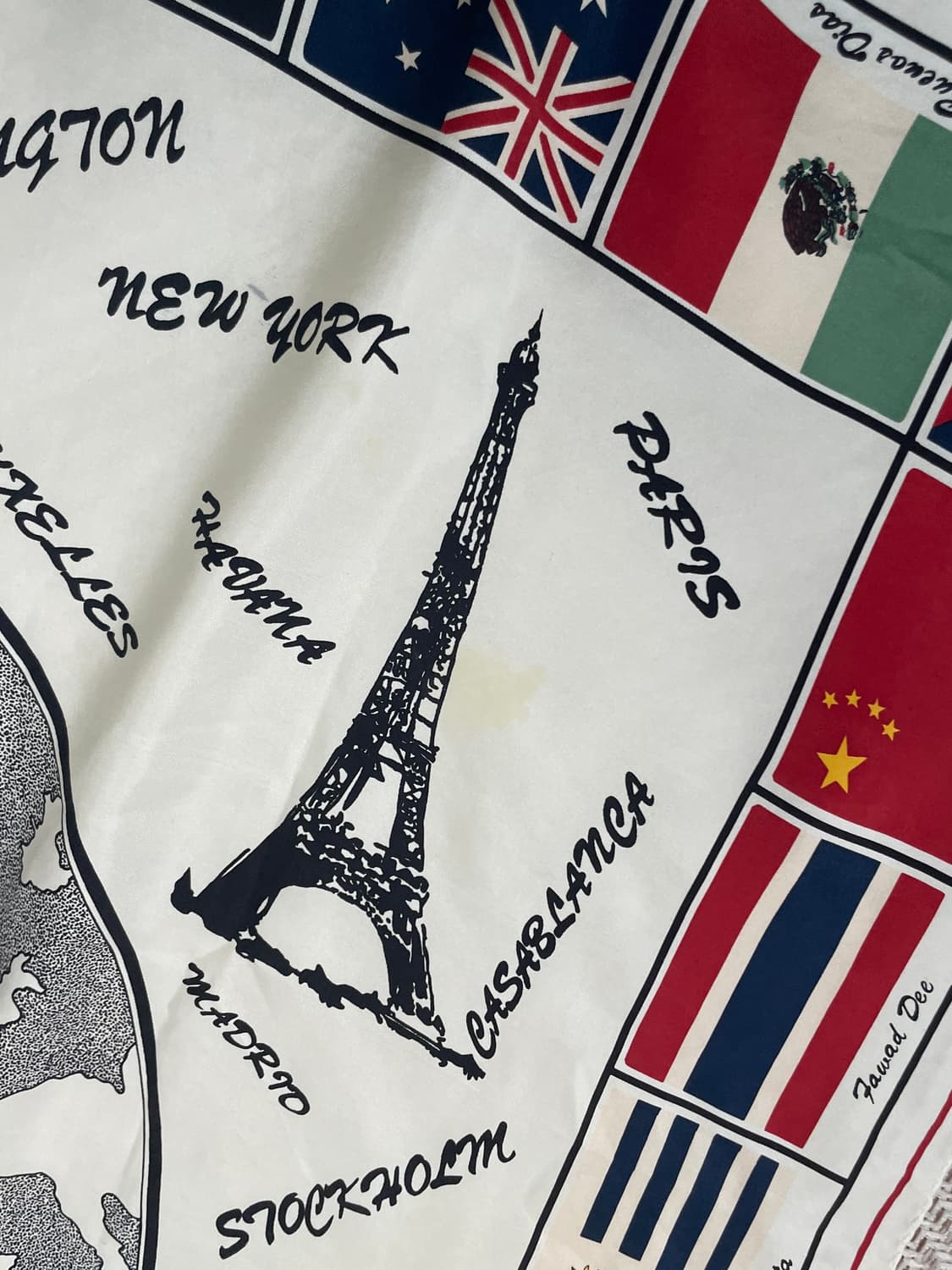 보야지 월드 트래블 패브릭 월 실크 아트 J03608 상품이미지2