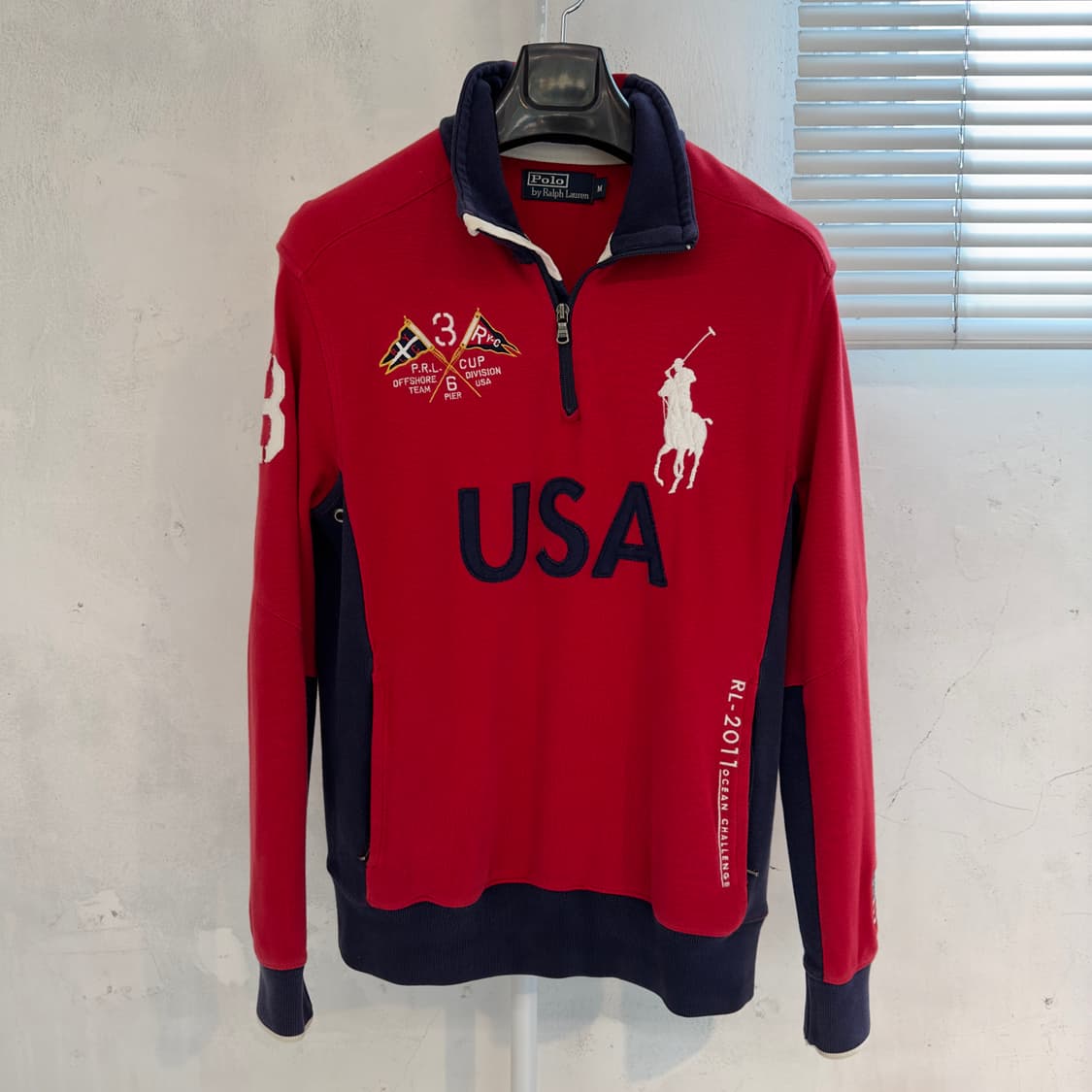 폴로 랄프로렌 USA-67 올드 하프 집업 상품이미지4