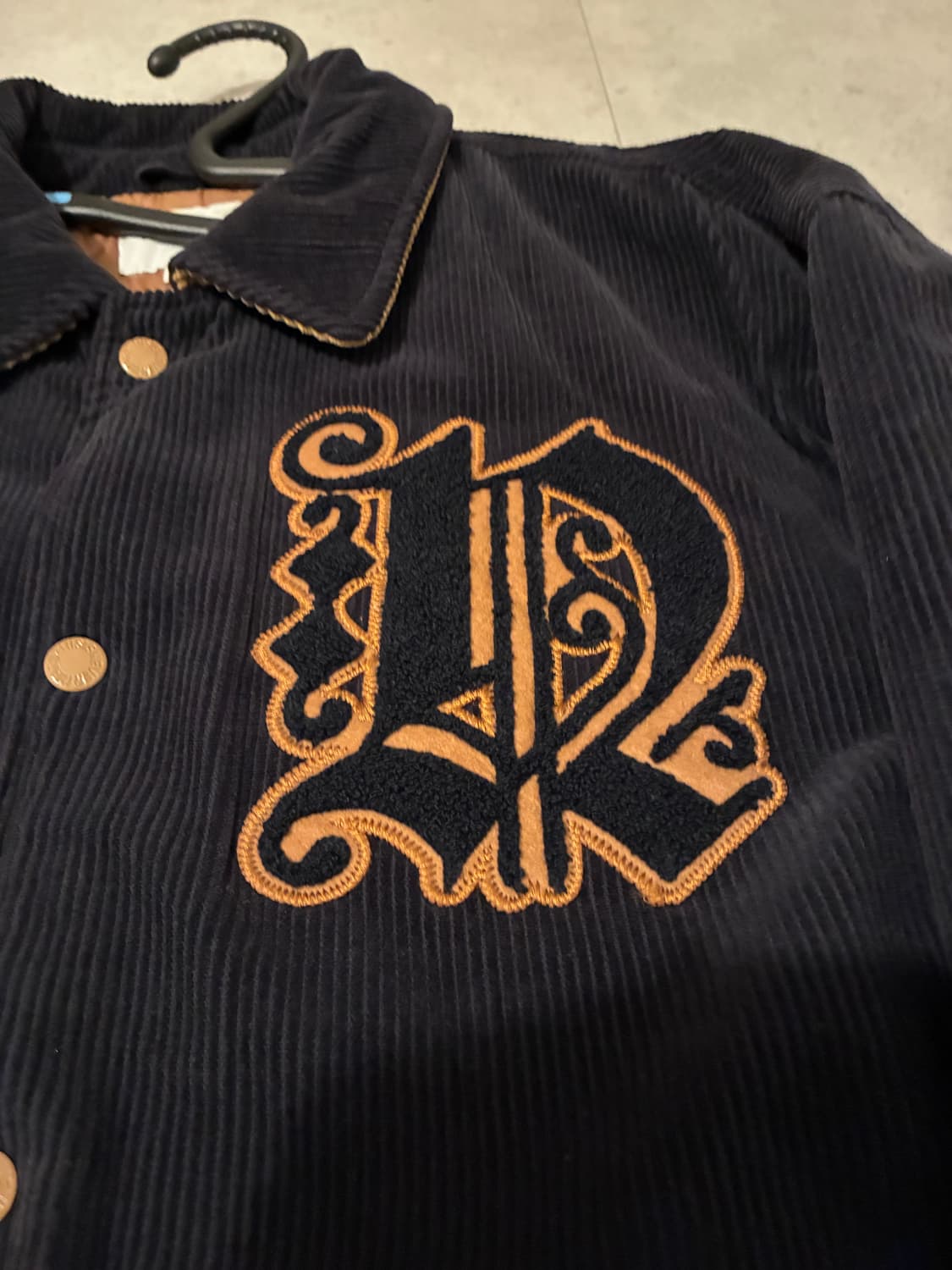 디스이즈네버댓 디네댓 코듀로이 바시티 자켓 상품이미지3