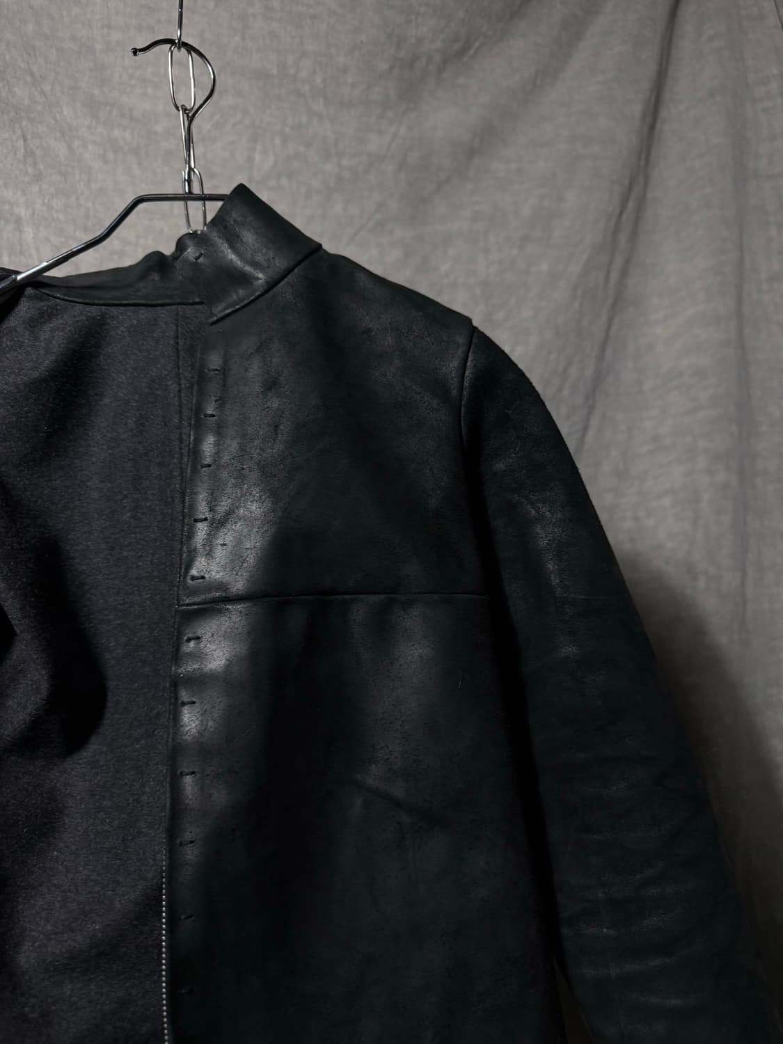 m.a+ Cross Seam Horse Leather Jacket  상품이미지9