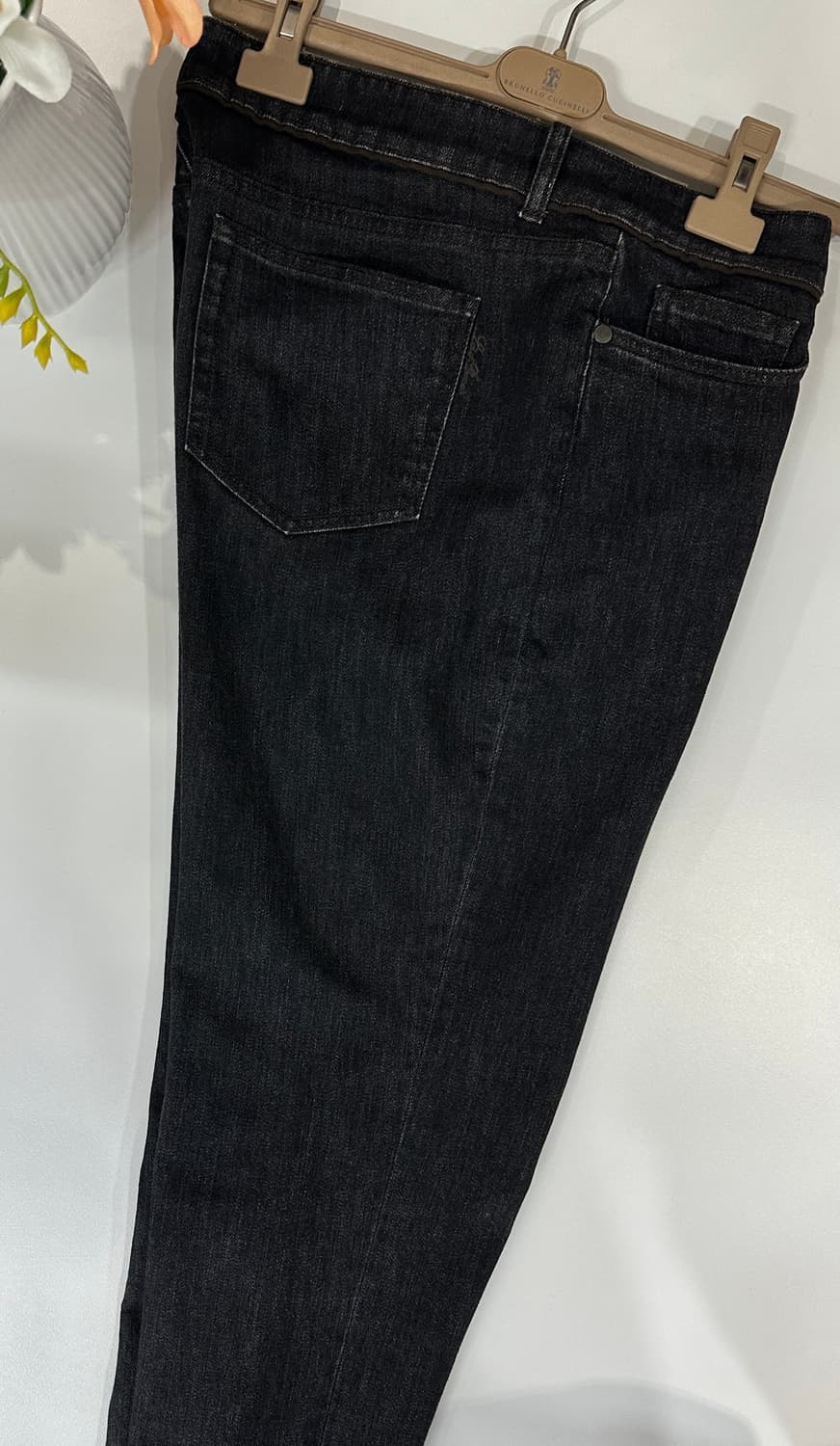로로피아나 쿠아로나 블랙 데님팬츠 36 상품이미지2