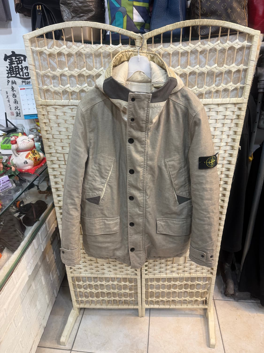 95-100 정품 스톤아일랜드 밀스펙 후드패딩 팝니다 상품이미지1