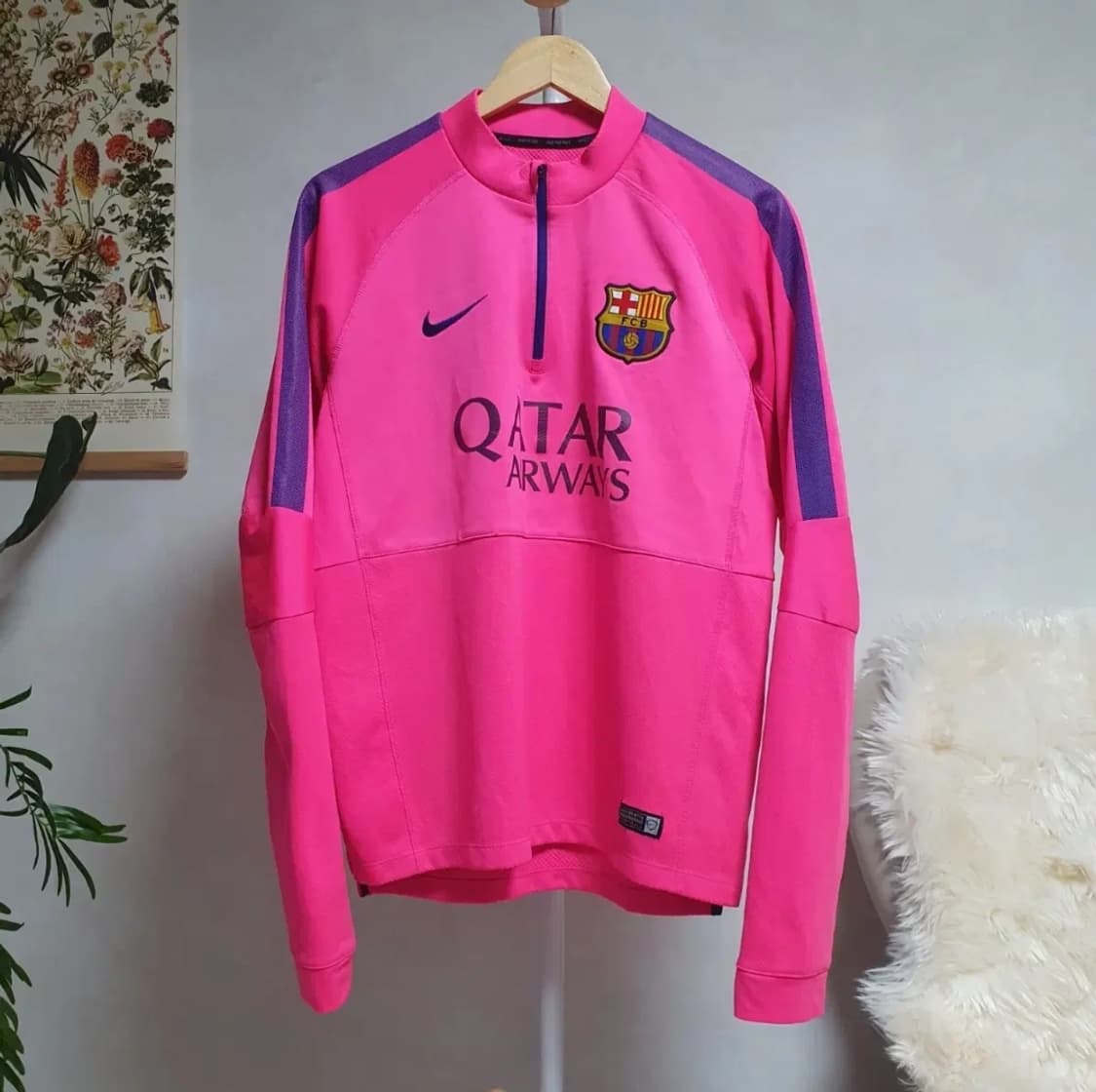 [M] 14/15시즌 바르셀로나 하프집업(선수지급용) 상품이미지1