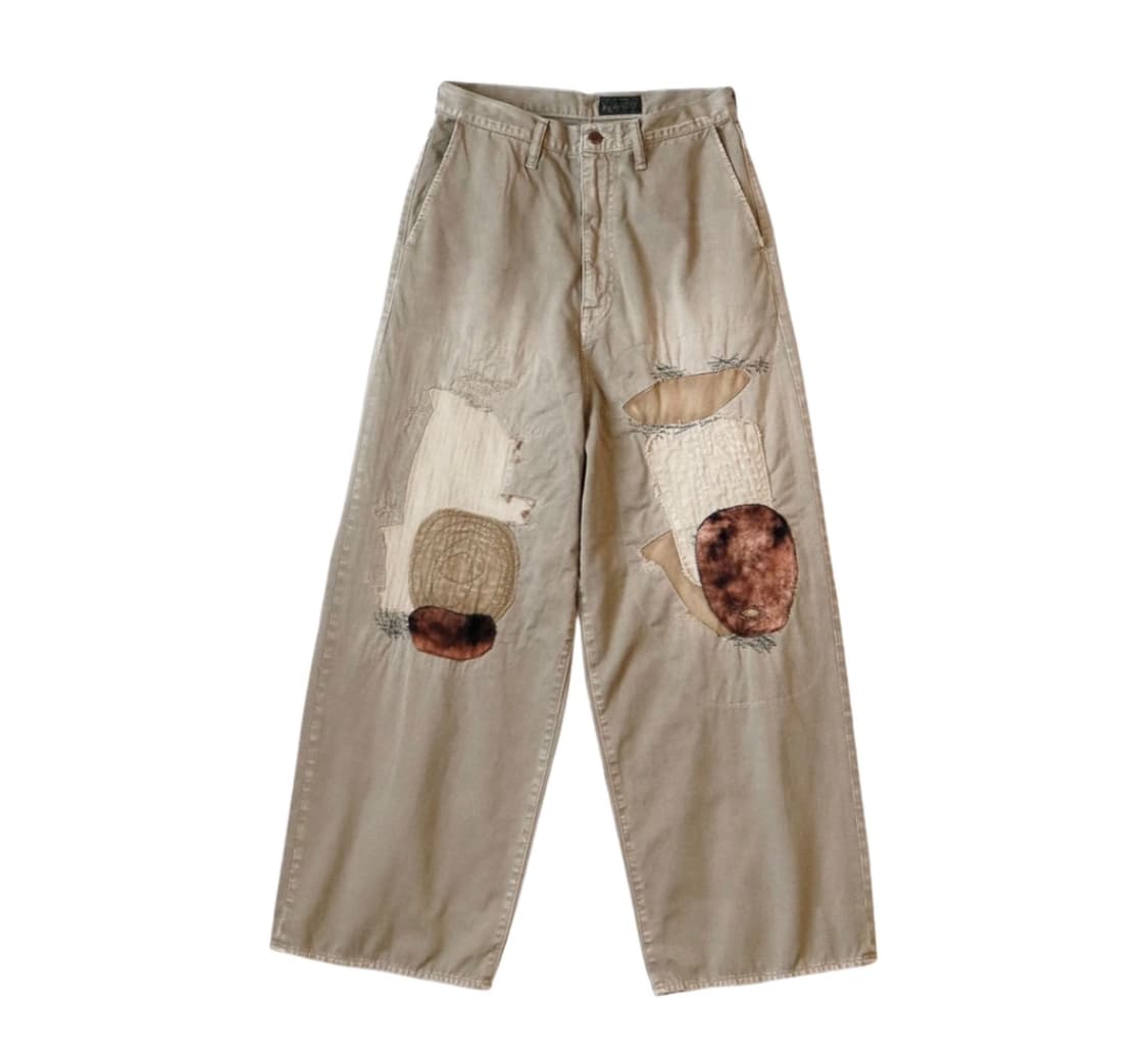 캐피탈 카츠라기 포트  배기 팬츠 베이지 M사이즈 상품이미지2