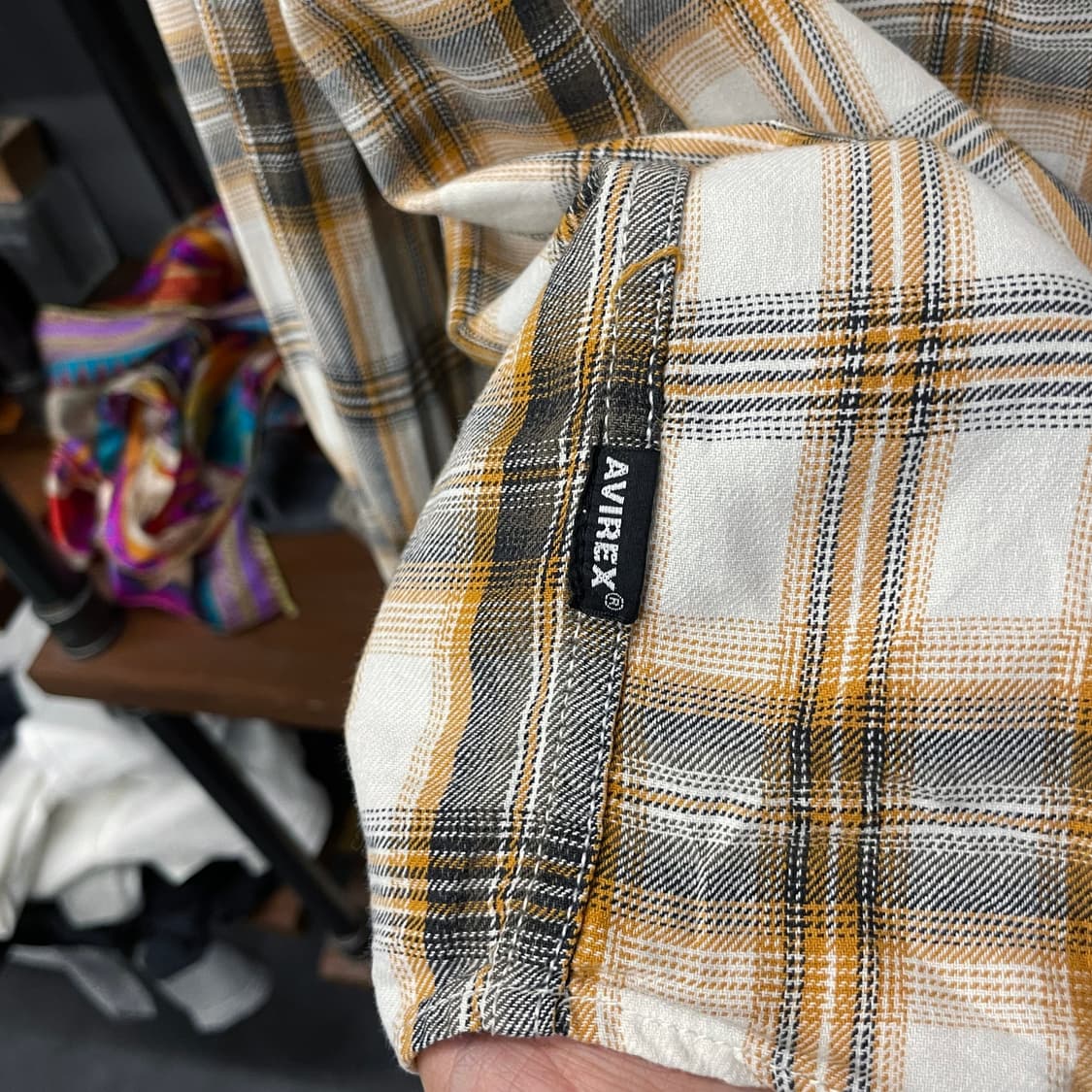 아비렉스 아메리칸 클래식 체크 포켓 셔츠 N209 상품이미지7