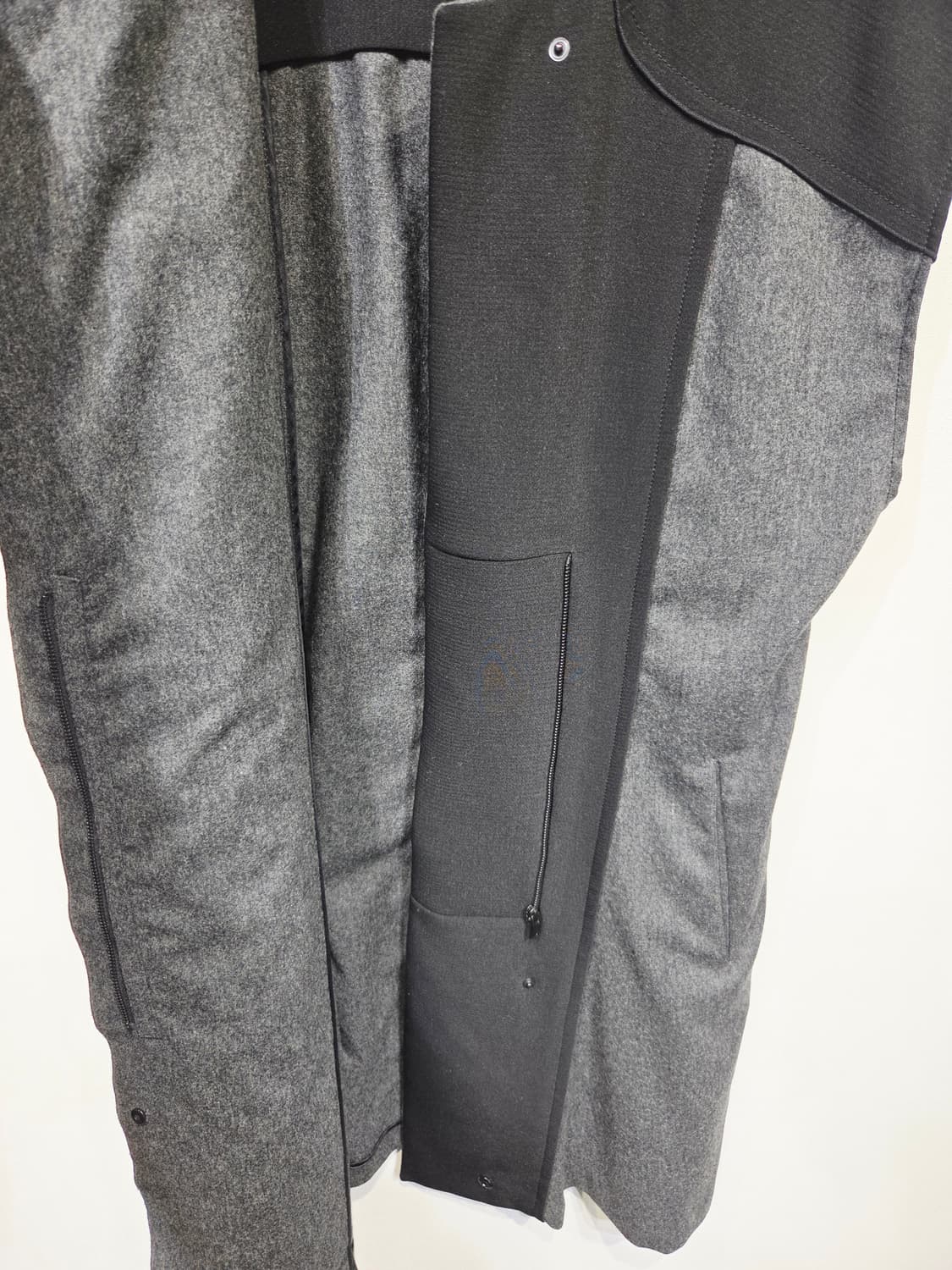 SYSTEM 시스템 배색 울 롱 베스트 조끼 상품이미지6