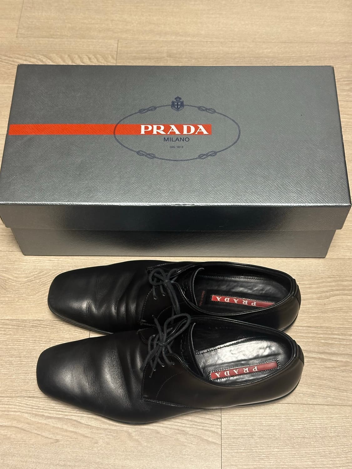 [예약중] (270) 빈티지 프라다 스포츠 더비 슈즈 상품이미지2