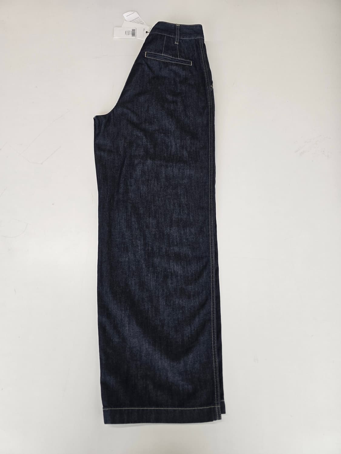 마리떼 프랑소와 저버 핀턱 생지 와이드 데님 팬츠 진청 26 상품이미지9