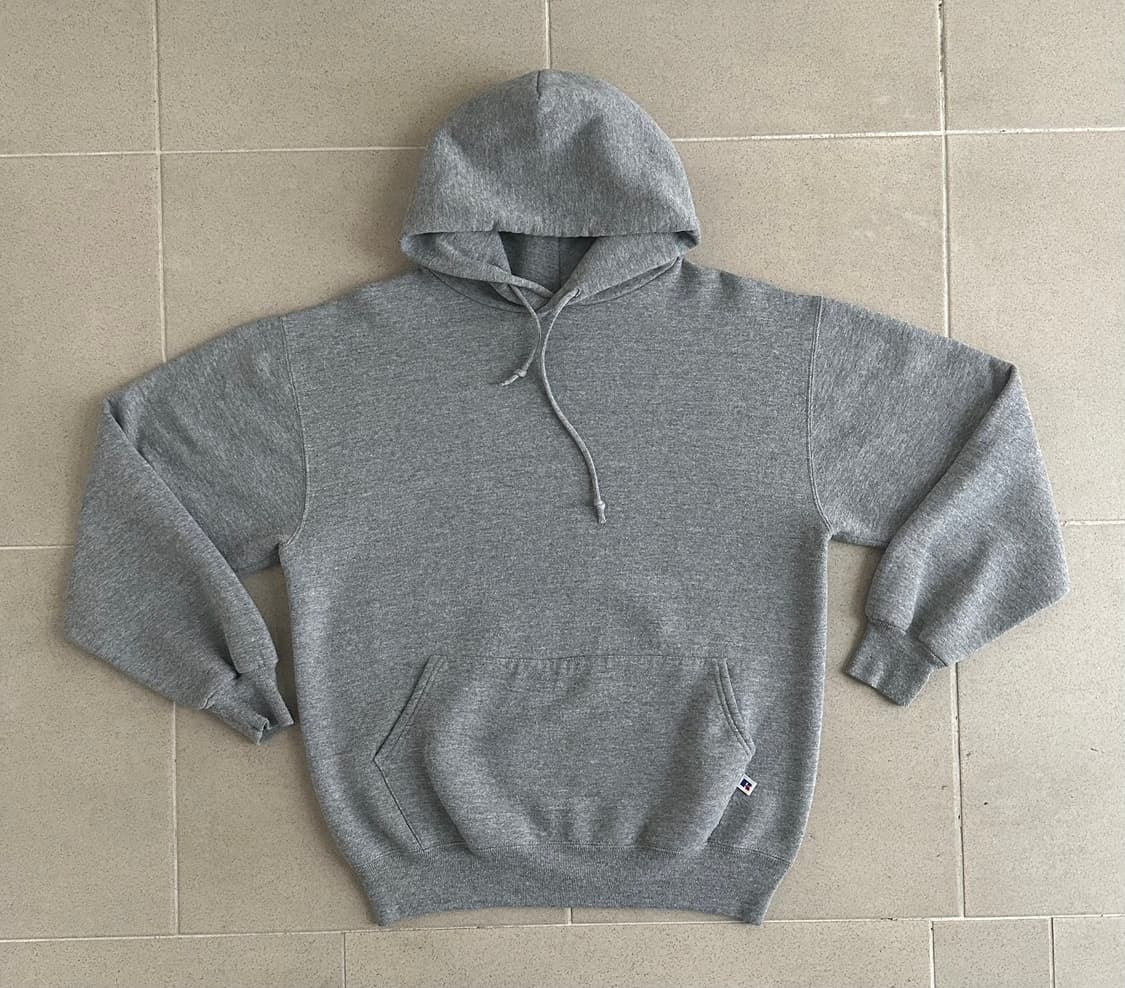90s 빈티지 러셀 후드 그레이 L USA 상품이미지1