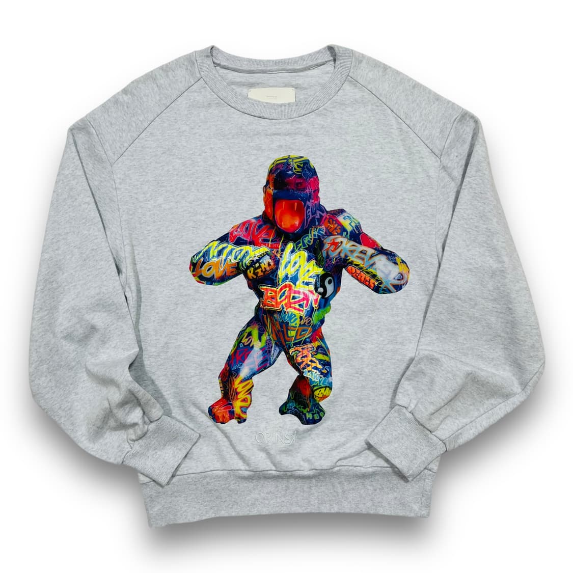 준지 x 올린스키 그래피티 킹콩 그레이 맨투맨 상품이미지2