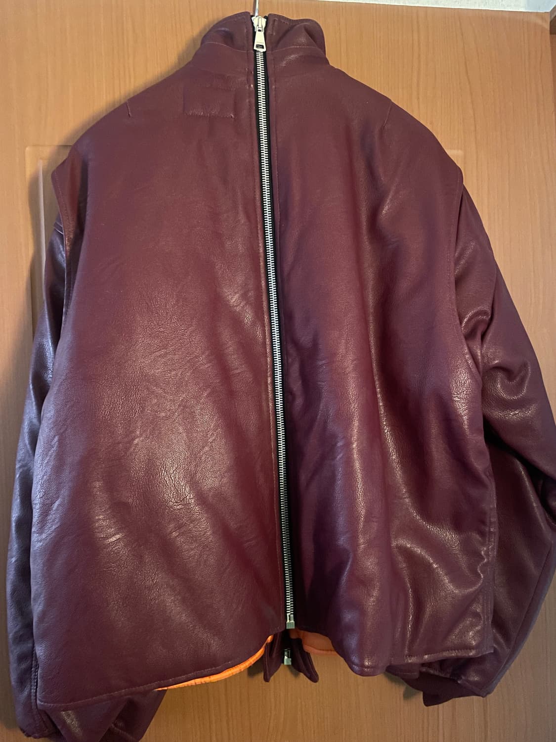 (di)vision 봄버 자켓 버건디 L사이즈 상품이미지4