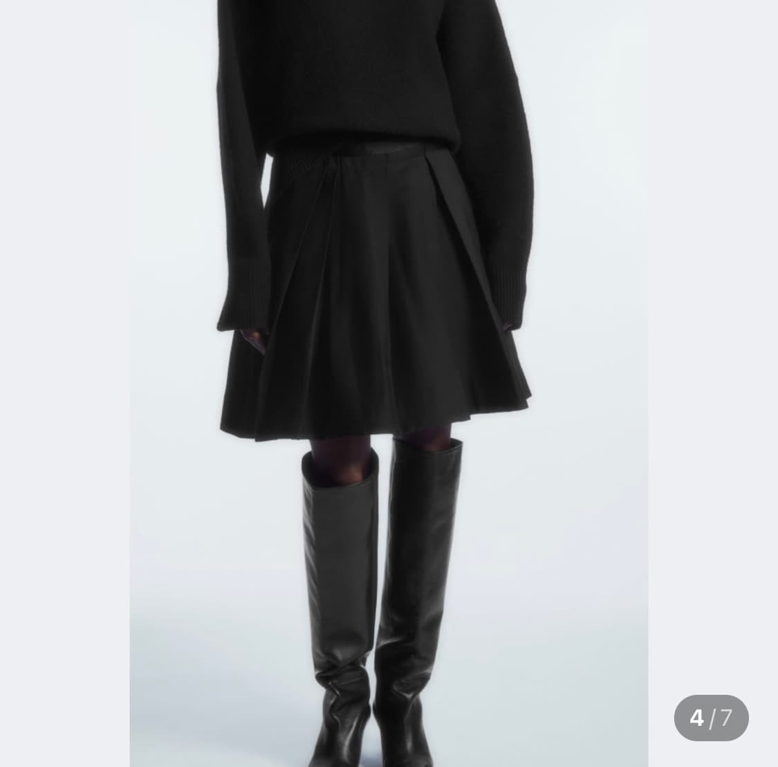 코스 cos 플리츠 미니스커트 상품이미지1