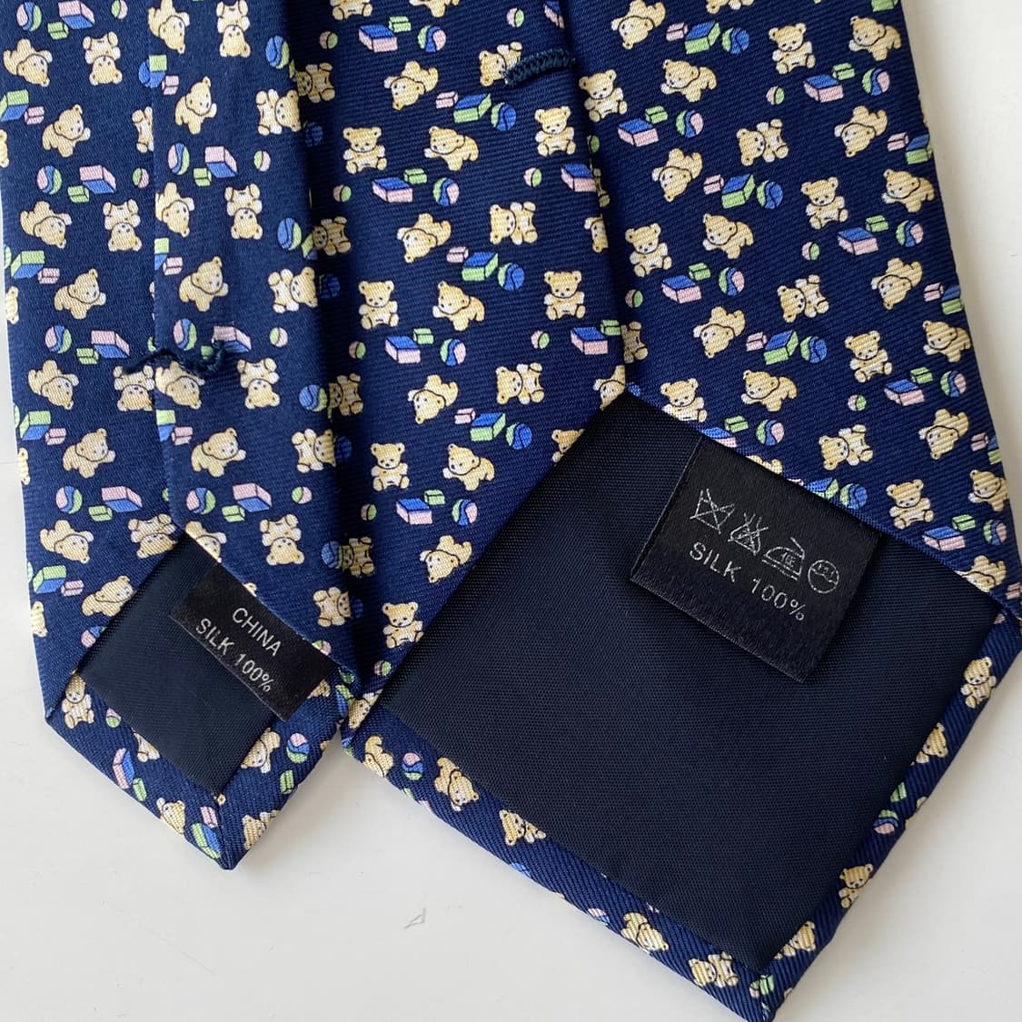 Ruchgare fellow 실크 곰돌이넥타이8.3cm 상품이미지6