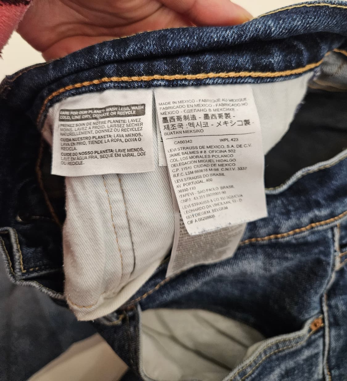 리바이스 502 테이퍼드   청바지 W36 L32 상품이미지4