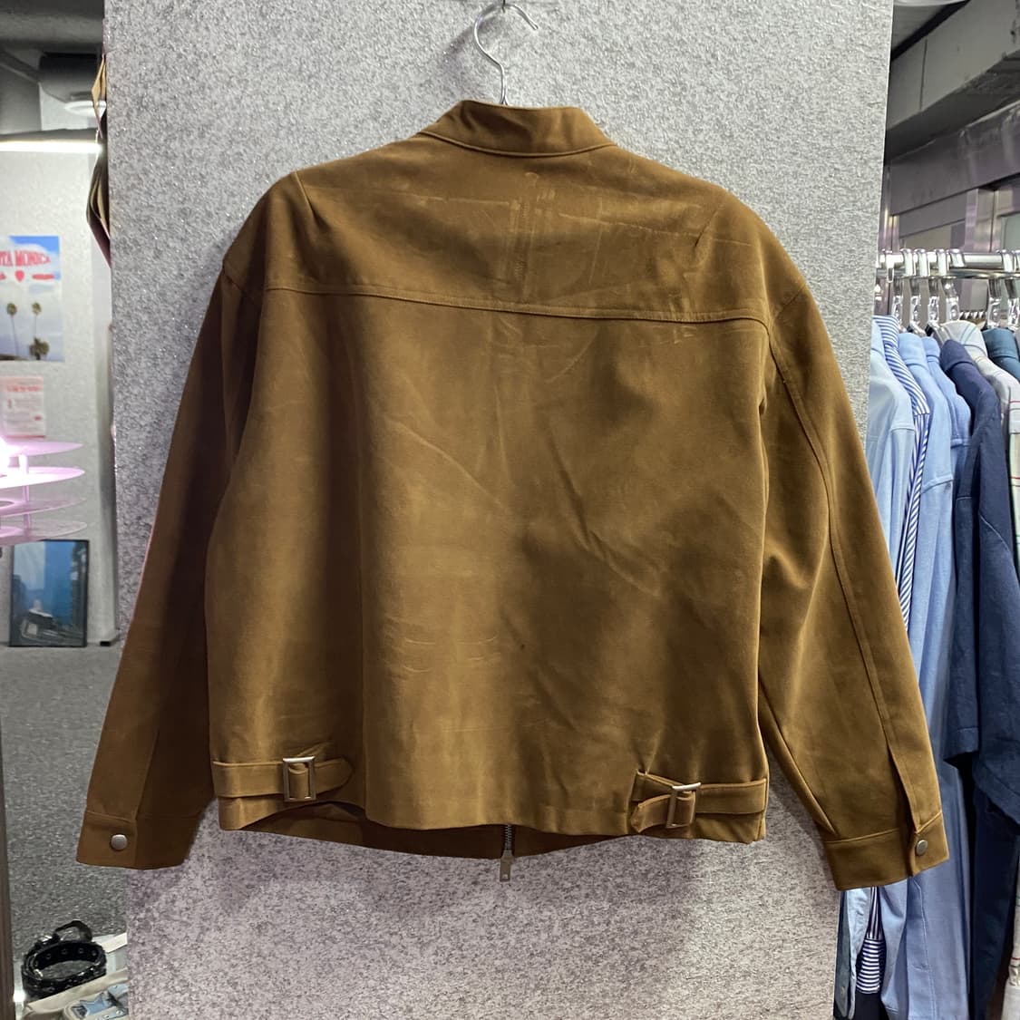 라퍼지스토어 스웨이드 브라운 자켓 B3503 상품이미지4