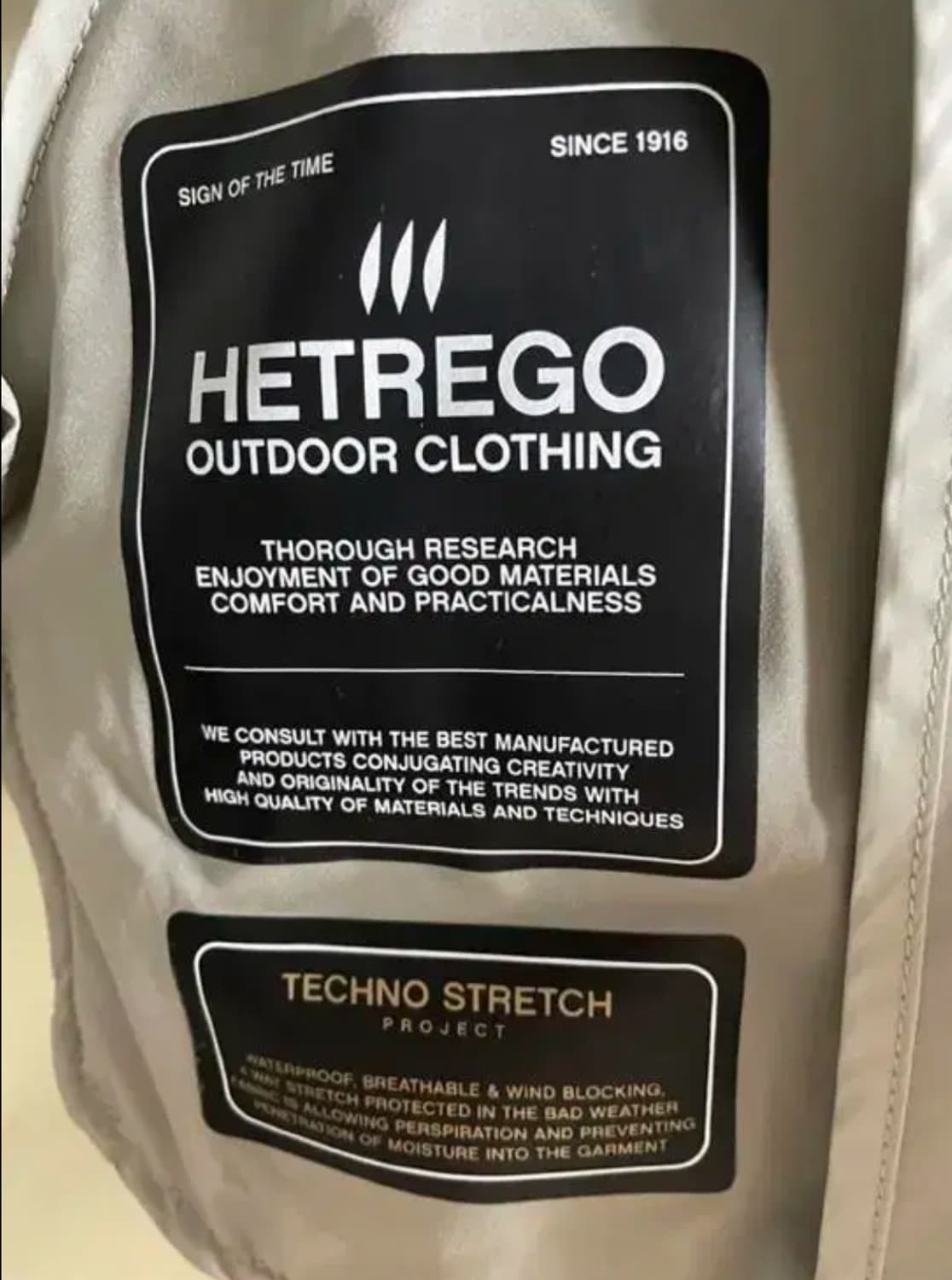 Hetrego 테크노 스트레치 후드 코트 46 사이즈 상품이미지5