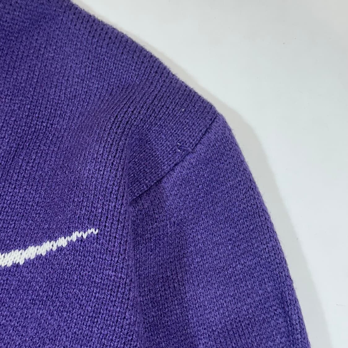 나이키x슈프림 스우시 니트 퍼플 데드스탁 상품이미지4