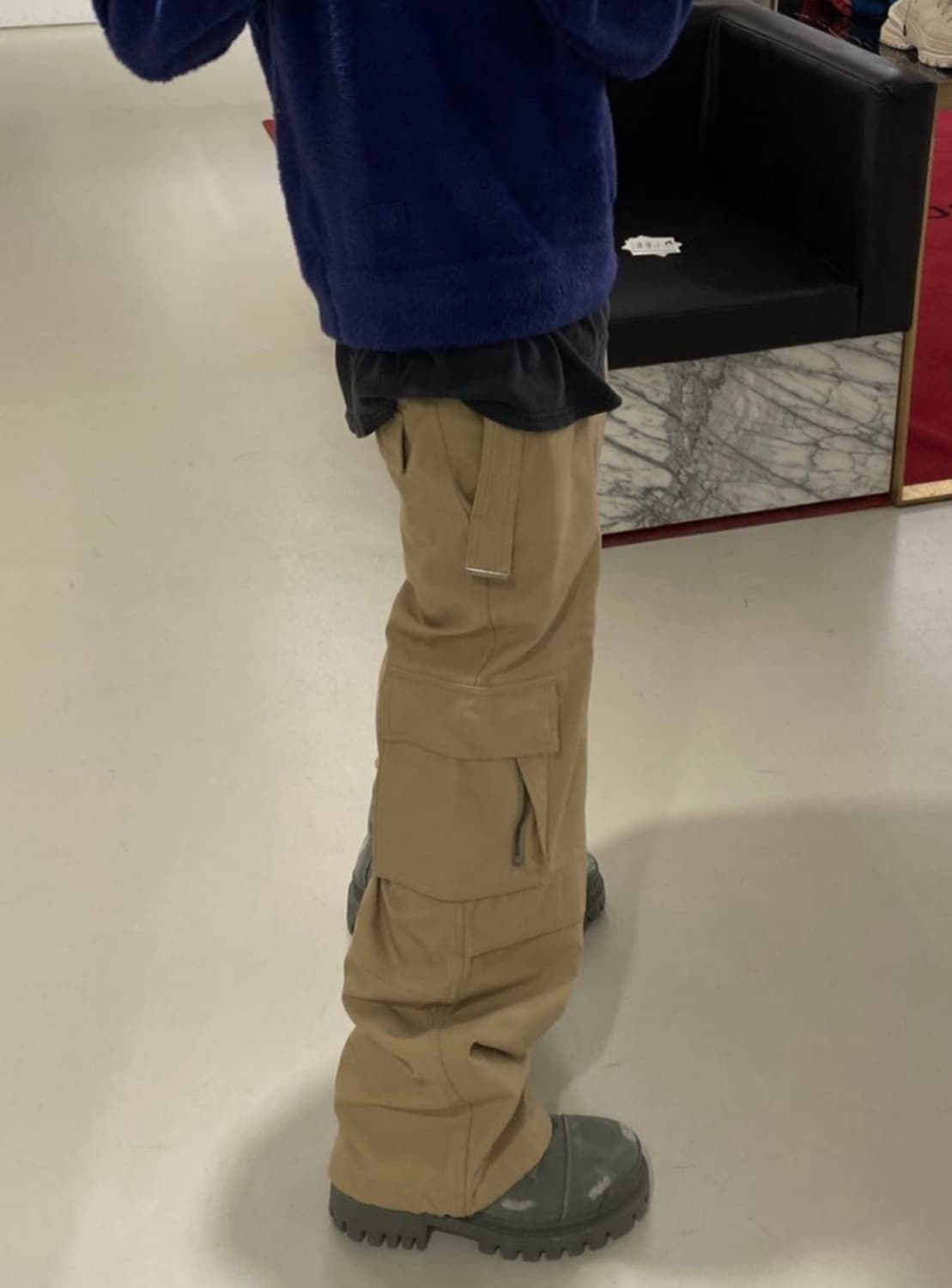 [44] 우영미 와이드 카고 팬츠 베이지 상품이미지2