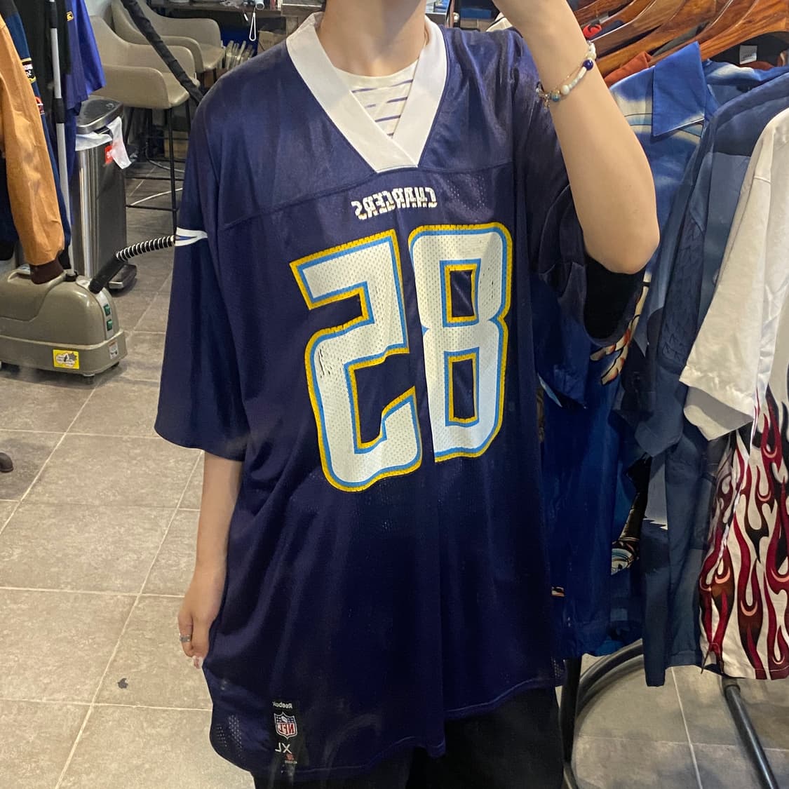 [NO.9] NFL 풋볼 져지 반팔티 네이비 상품이미지2