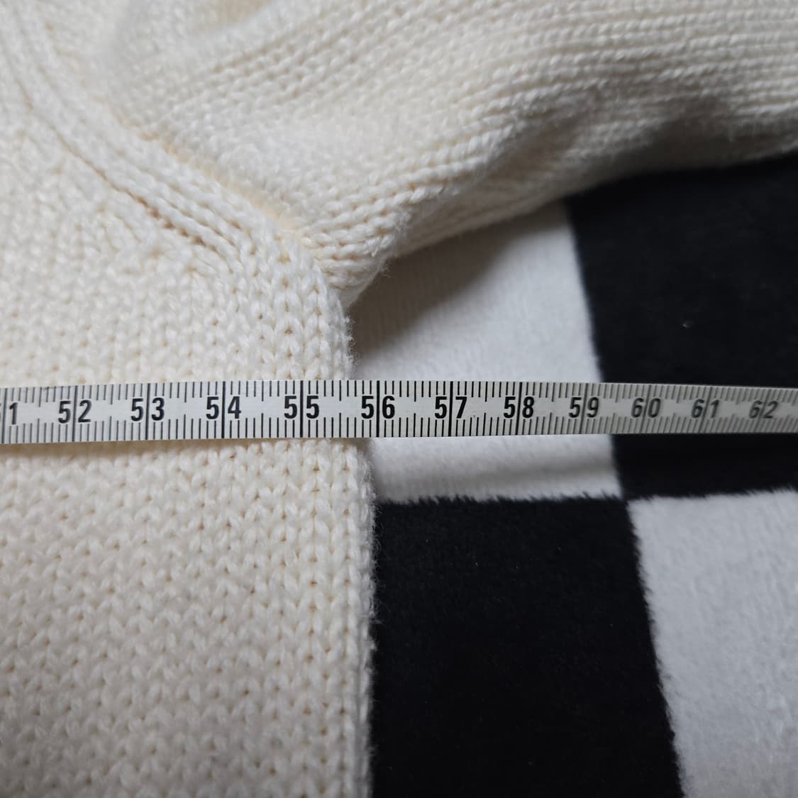 M 폴로랄프로렌 성조기 니트 크림 made in usa  상품이미지7