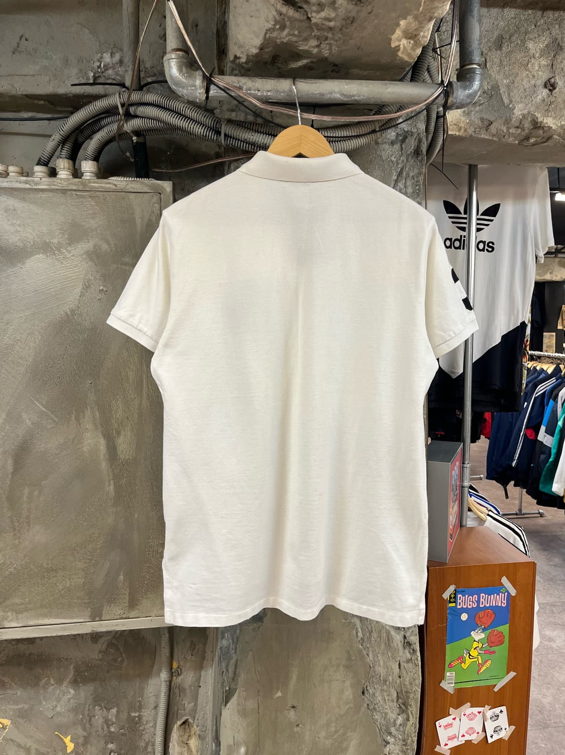 폴로 빅포니 반팔 카라티 화이트 L #csz2662 상품이미지2