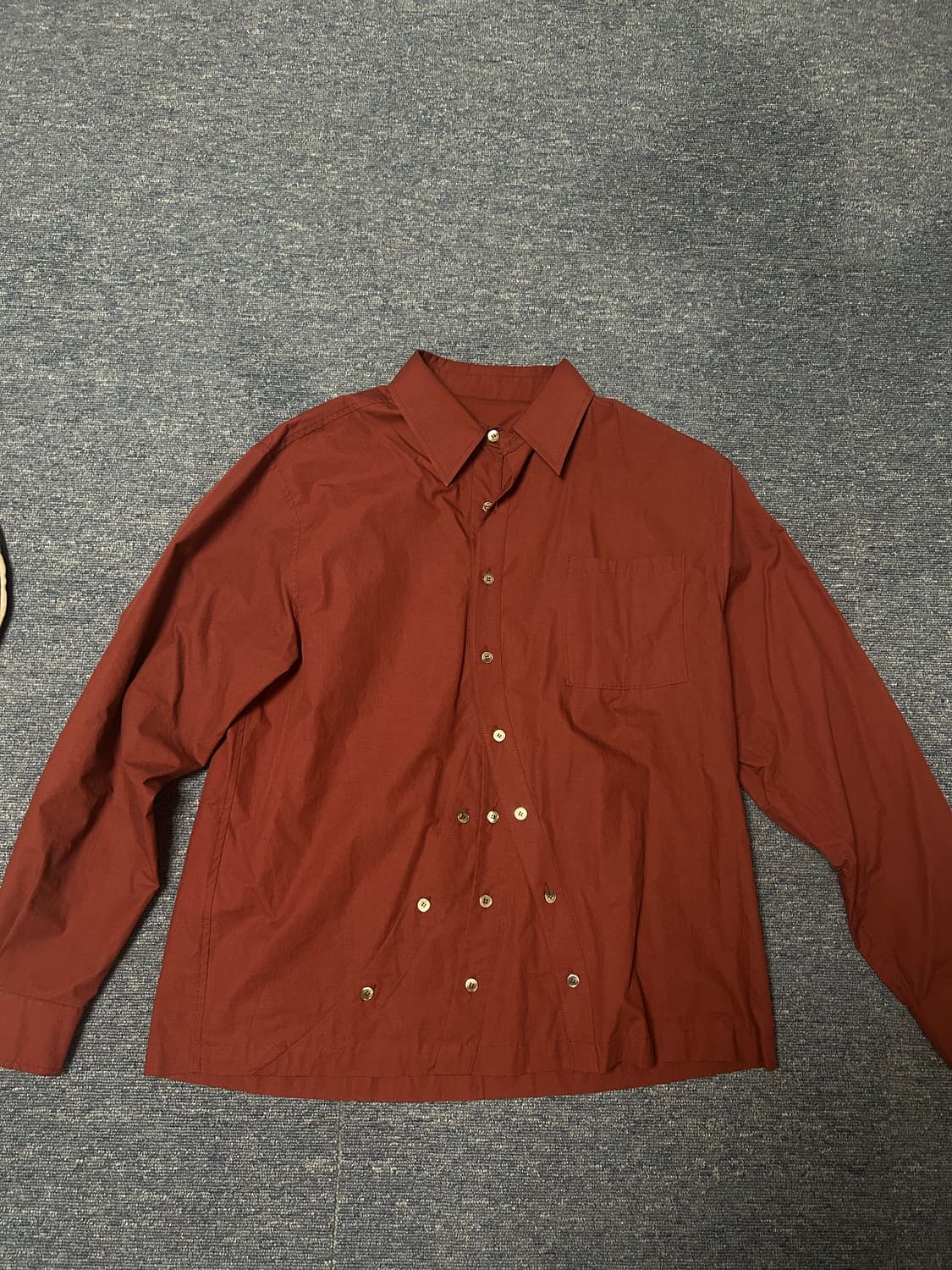 요석 3wave shirts(버건디) 1사이즈 상품이미지2