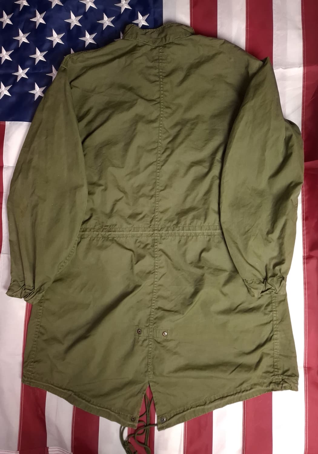 오리지날 미군 M-65 개파카 후드 양털 엑스스몰 사이즈 풀셋트 상품이미지10