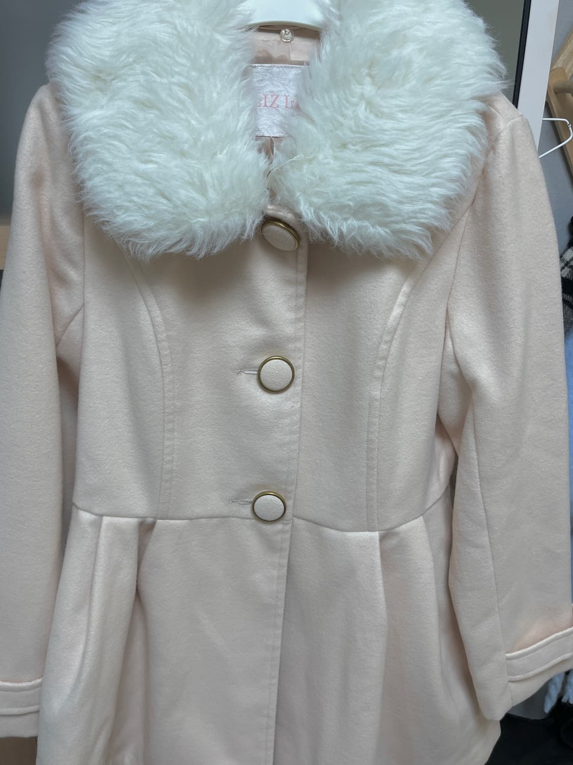 리즈리사 히메갸루 리본 퍼 코트 상품이미지1