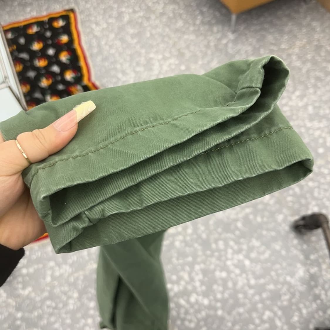 칼하트 빈티지 올리브카키 면바지 코튼팬츠 31인치 C08069 상품이미지7