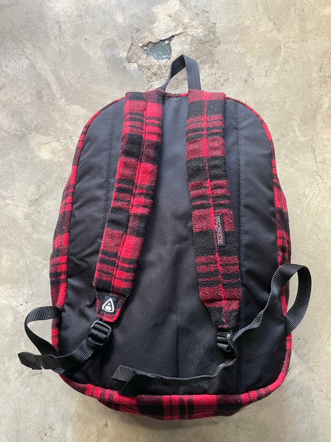Jansport 잔스포츠 레드 체크 백팩  상품이미지3