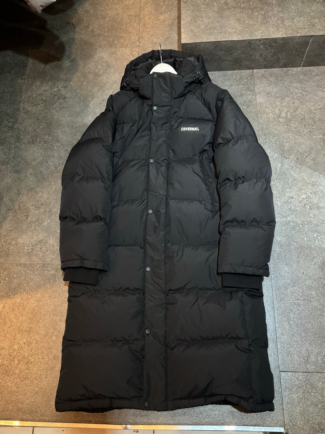 리복X커버낫 롱패딩 블랙 상품이미지2
