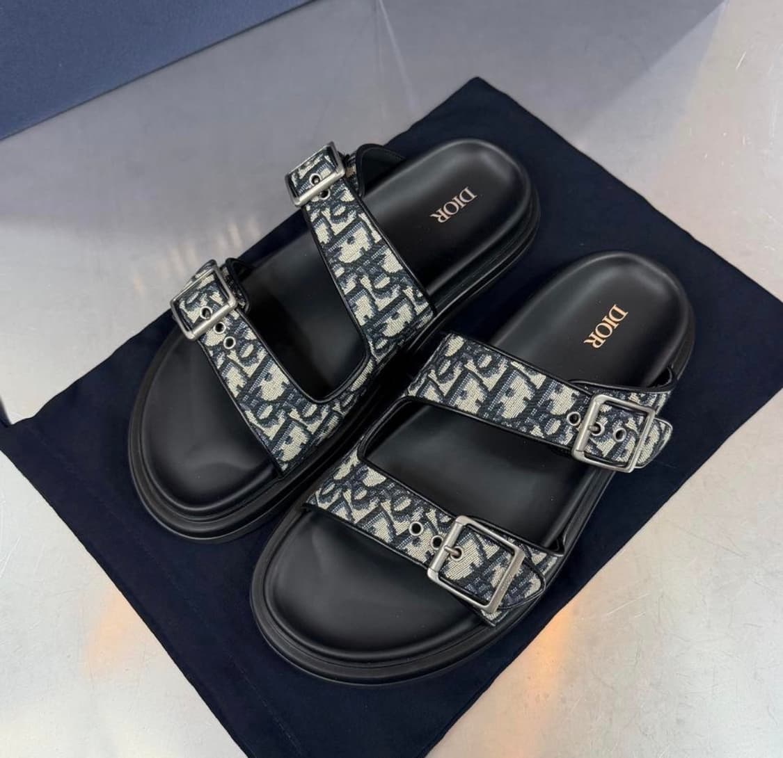 디올 오블리크 아쿠아 스트랩 샌들 슬리퍼 상품이미지2