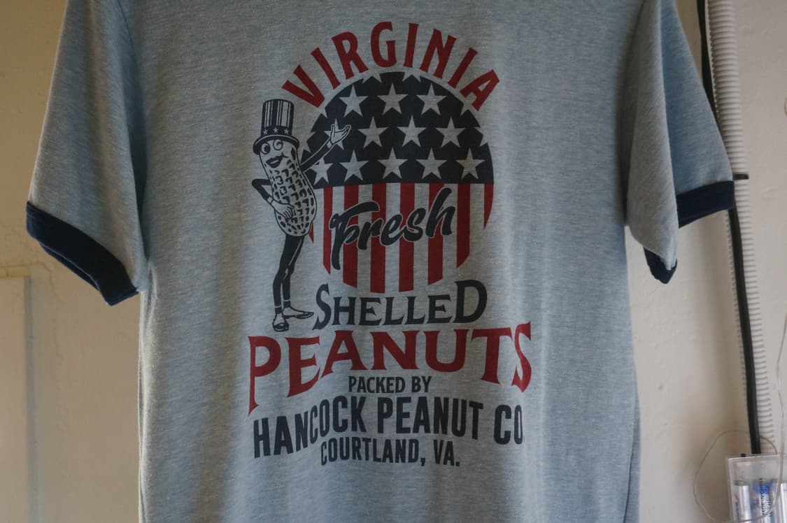 GUNZ “VIRGINIA PEANUTS” T-shirt (새상품) 상품이미지4