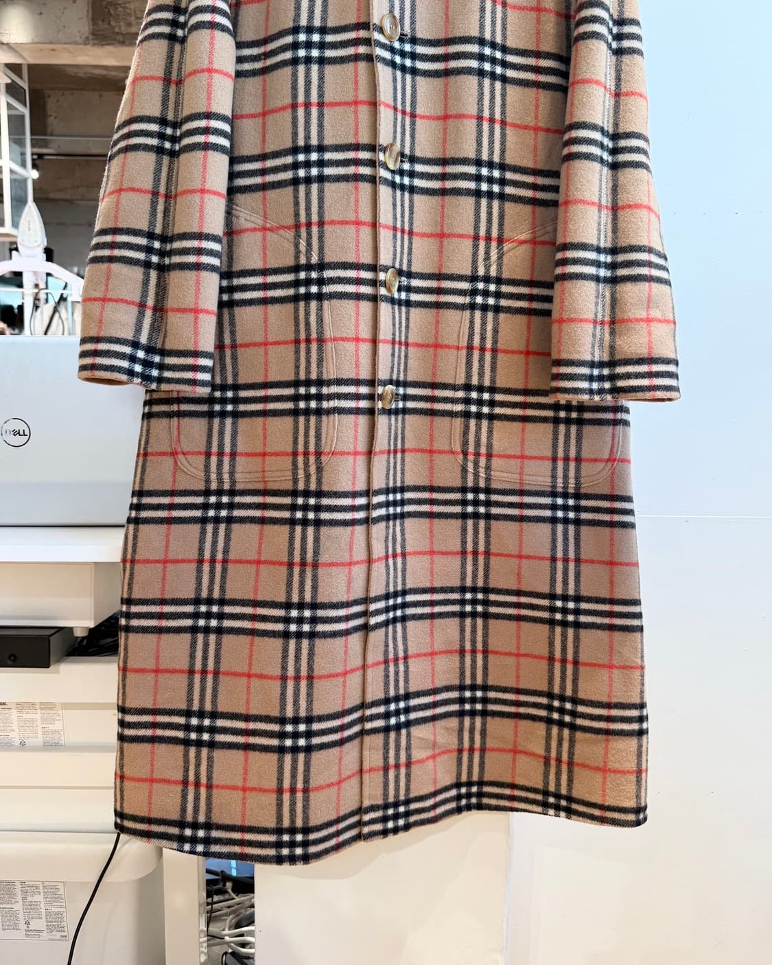 버버리 노바체크 리버시블 울 코트  상품이미지4