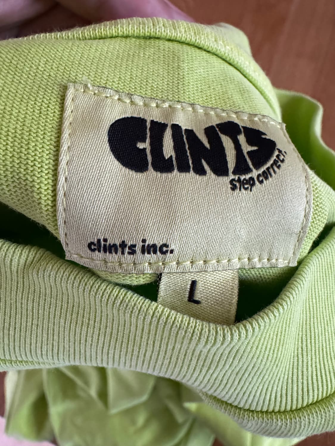 Clints inc lime green 티셔츠 상품이미지2