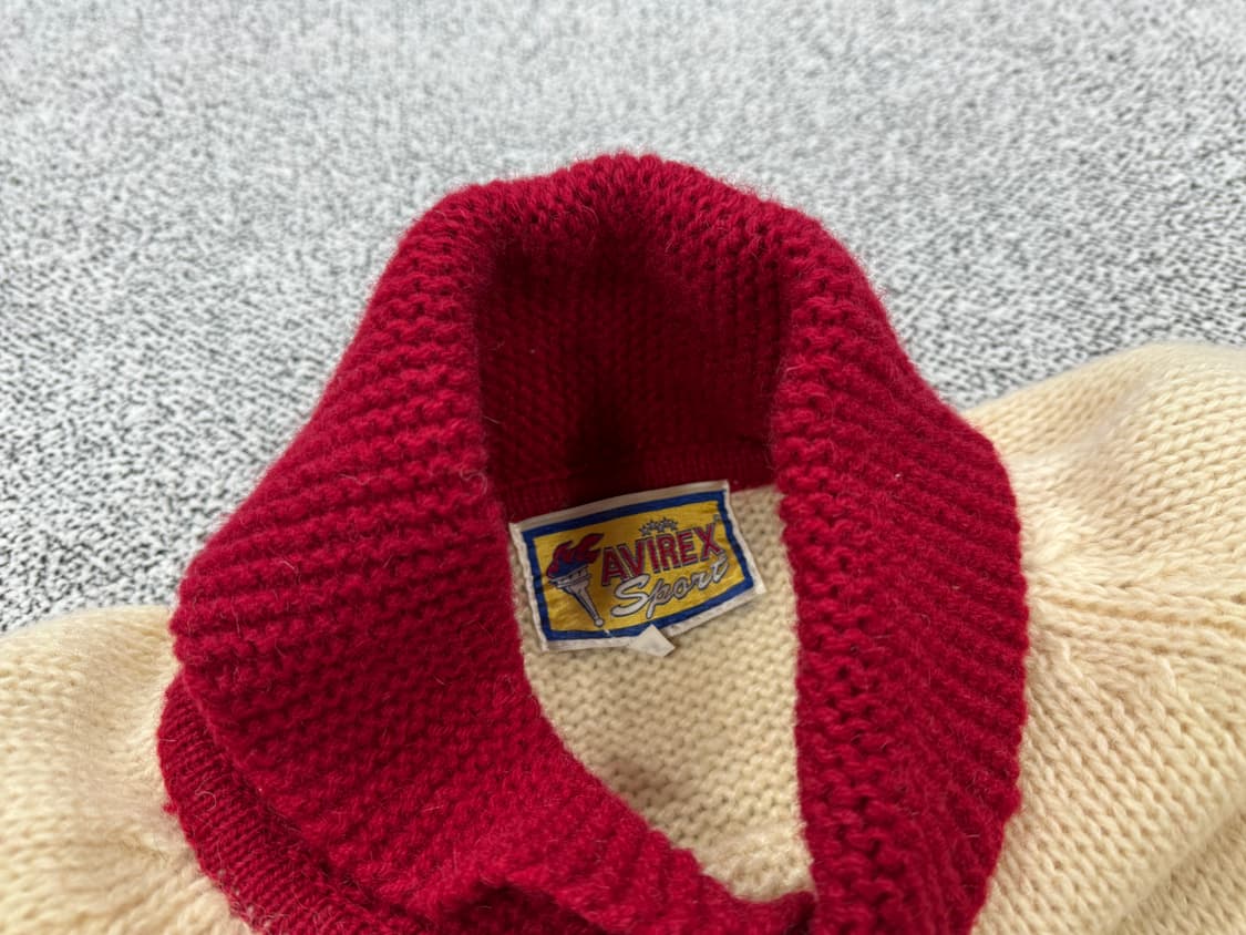 아비렉스 90s 숄카라 울니트 상품이미지4