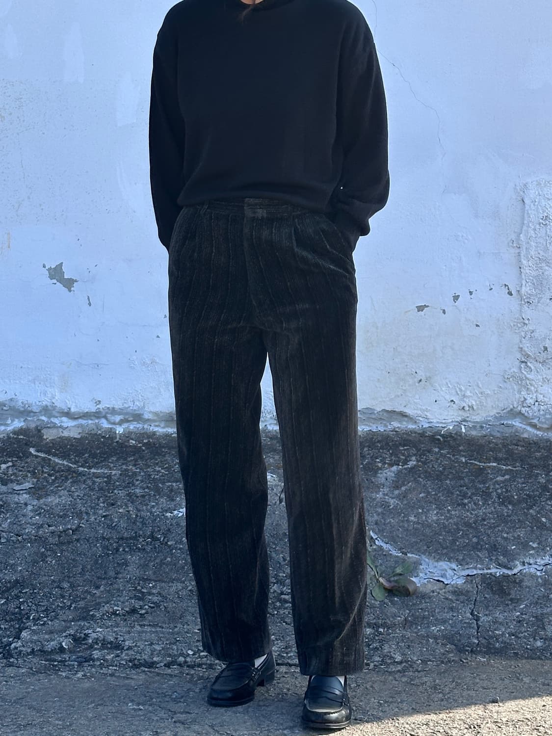 80~90’s 빈티지 벨벳 무드 팬츠🖤 상품이미지3