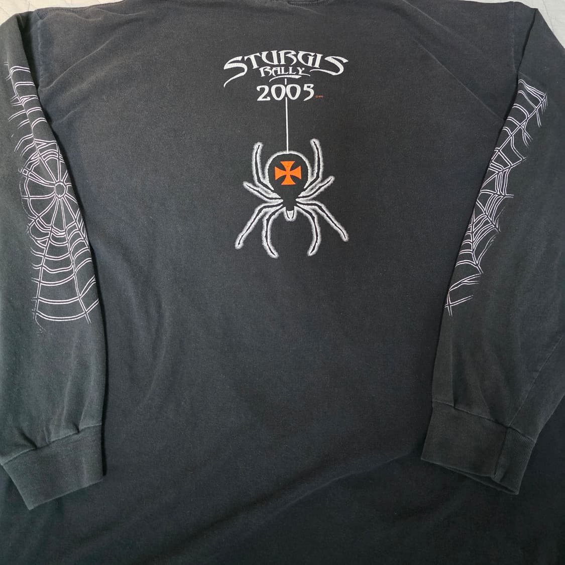 [XXL] 00s 빈티지 STURGIS 할리데이비슨 스파이더 롱슬리브 상품이미지6