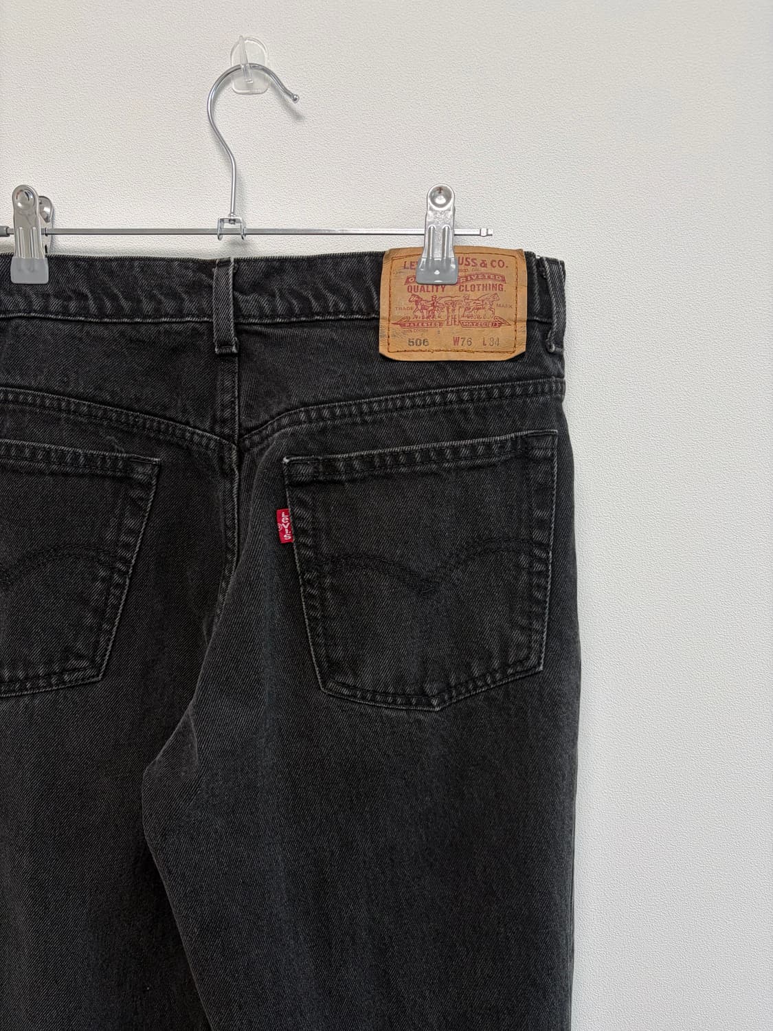 리바이스 506 흑청 데님 상품이미지5