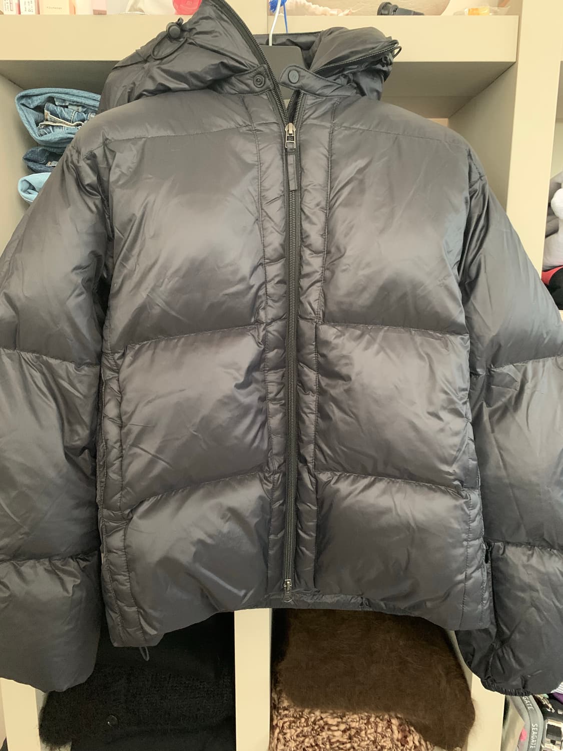 ee 누마레 다운파카 패딩 블랙 여성용 M 상품이미지4