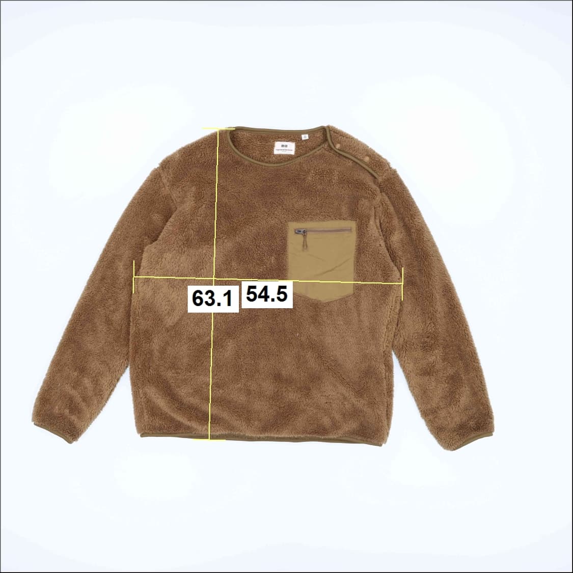 [M] 유니클로 엔지니어드 플리스 긴팔티 1215J2 상품이미지6