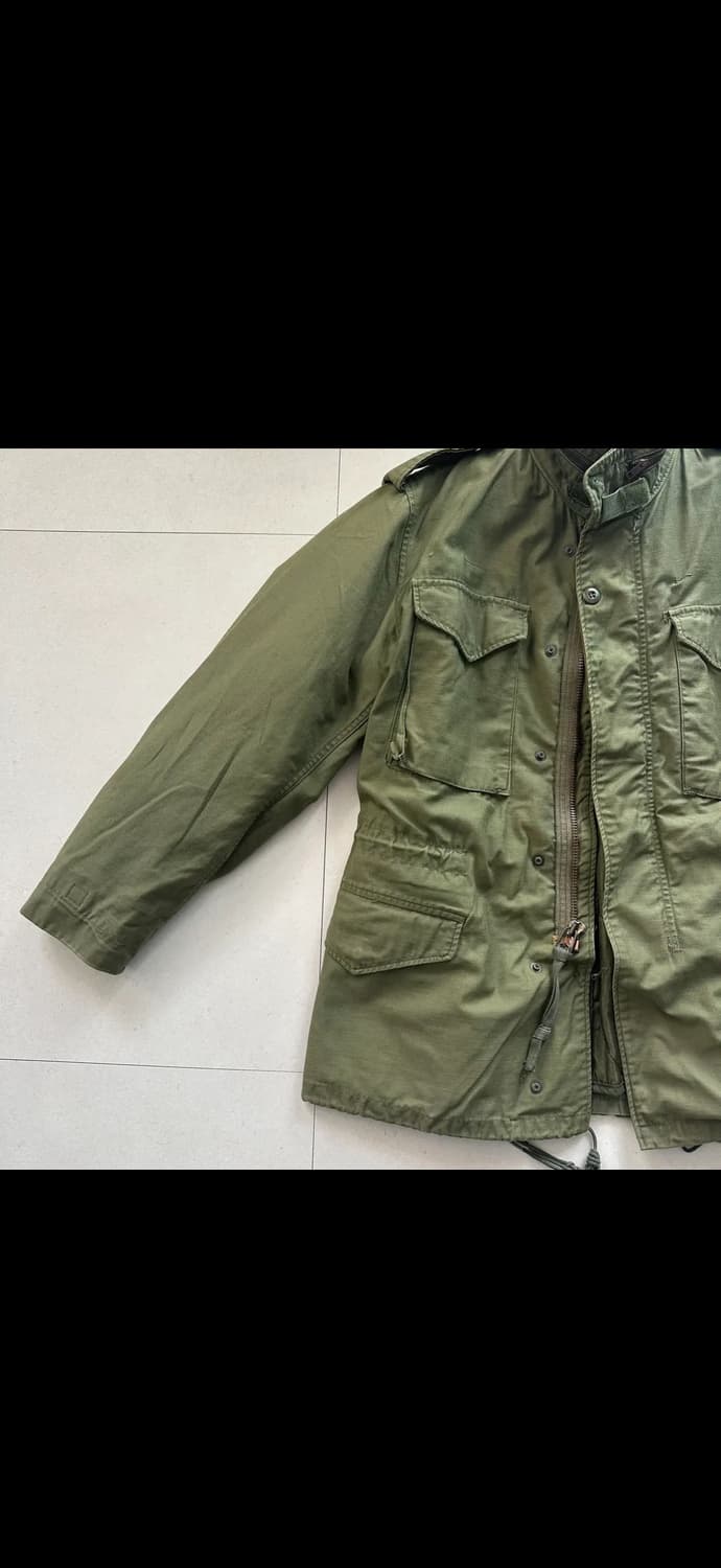 70s 미군 오리지널 M-65 필드 자켓 (라이너 포함) 스몰 레귤러 상품이미지4