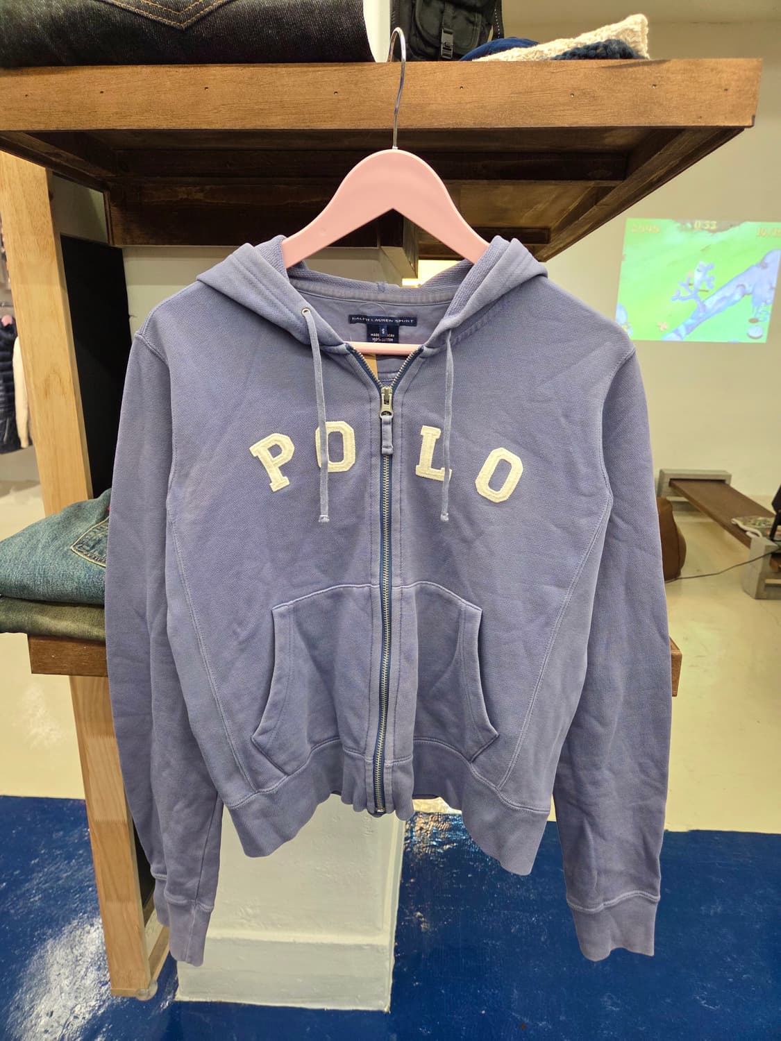 PRL 폴로 랄프로렌 아치로고 후드집업 상품이미지5