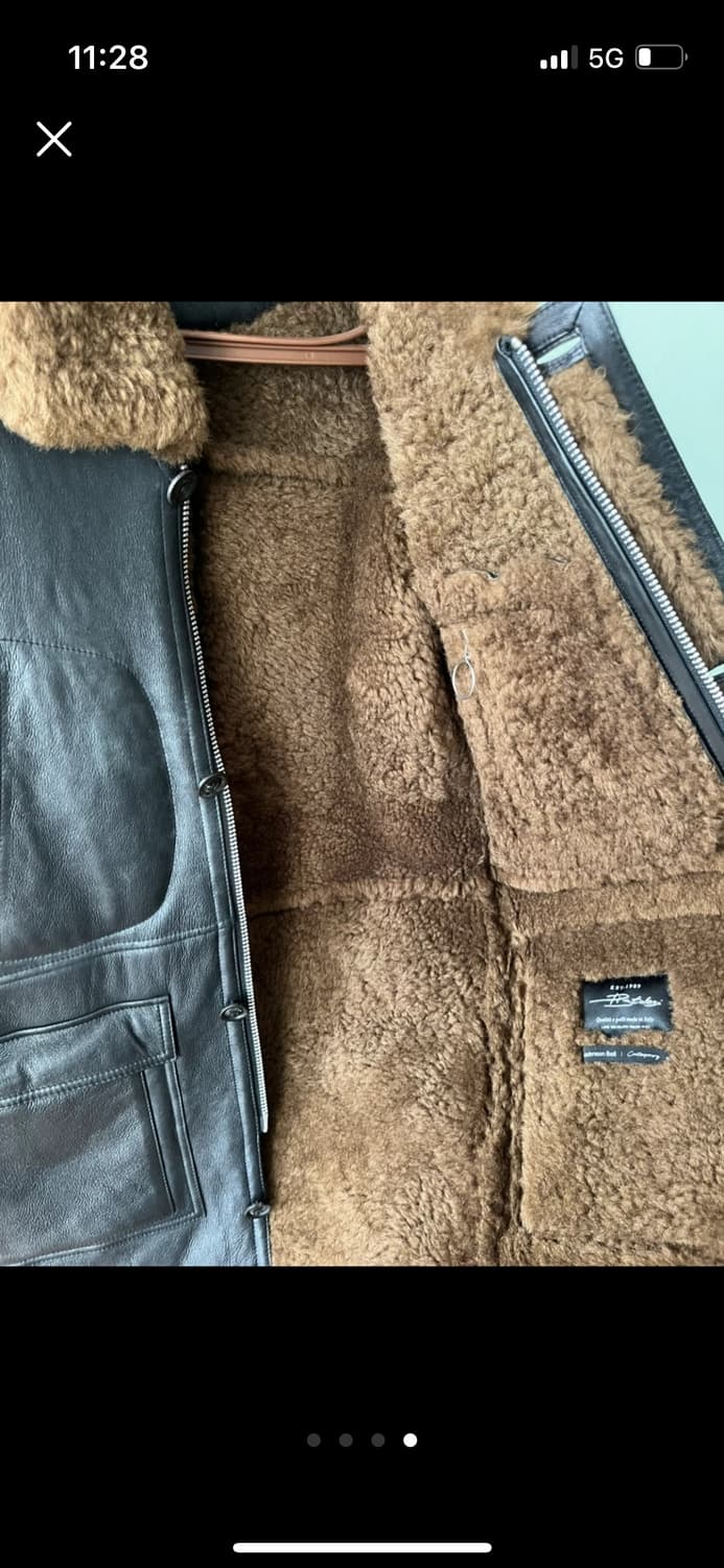 앤더슨 벨 리얼 시어링 무스탕 M size 상품이미지7