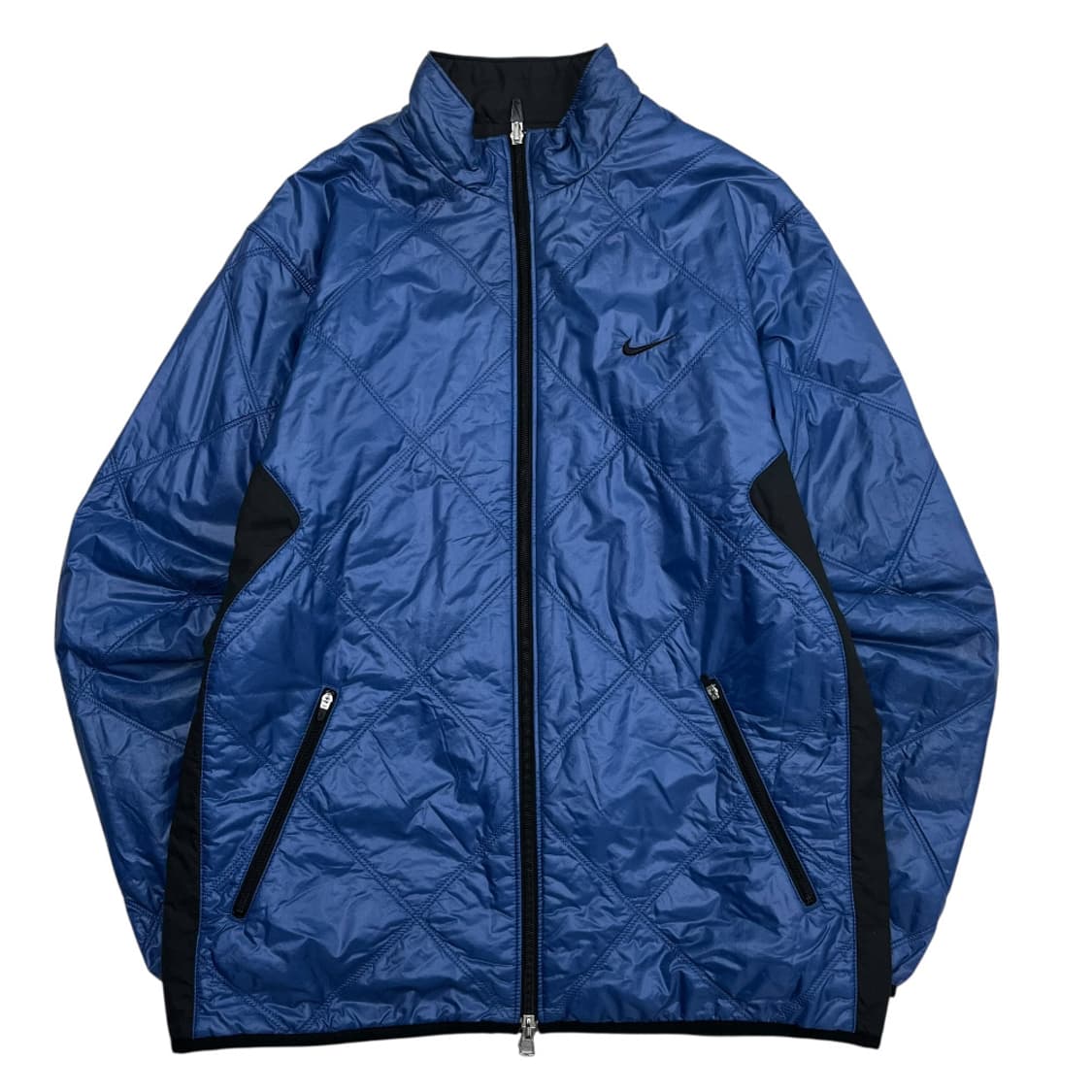 나이키 블루 패딩 리버시블 블랙 바람막이 상품이미지4